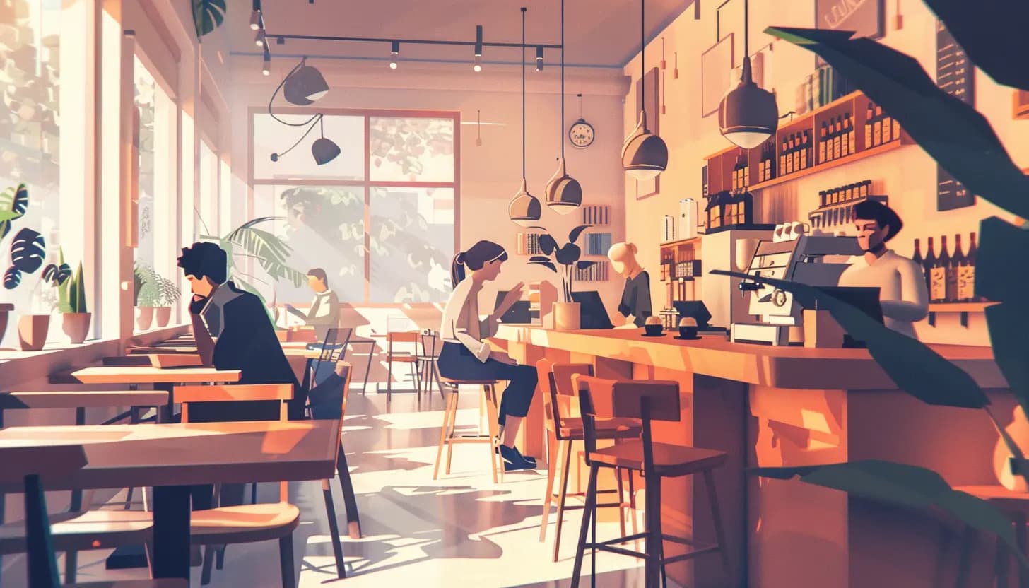 Café Ambience videos