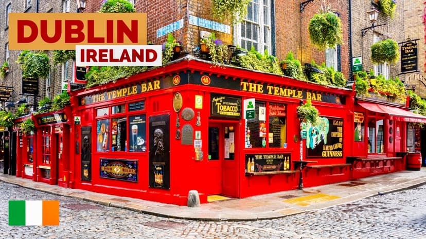 Dublin, Ireland | The Capital Of Pubs | Walking Tour 4K HDR 60fps