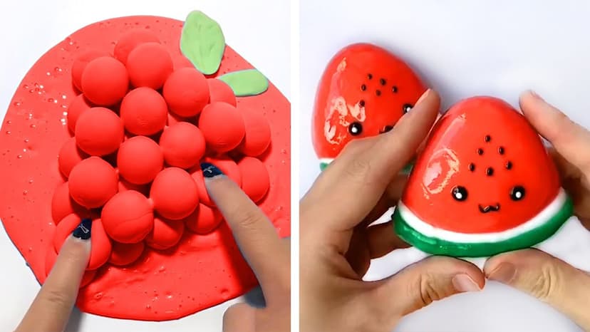 Oddly Satisfying Slime ASMR No Music Videos - Relaxing Slime 2024