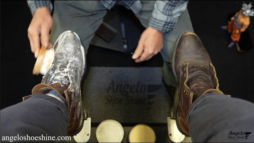 RELAX with the BEST Shoe Shine | Angelo Shoe Shine ASMR